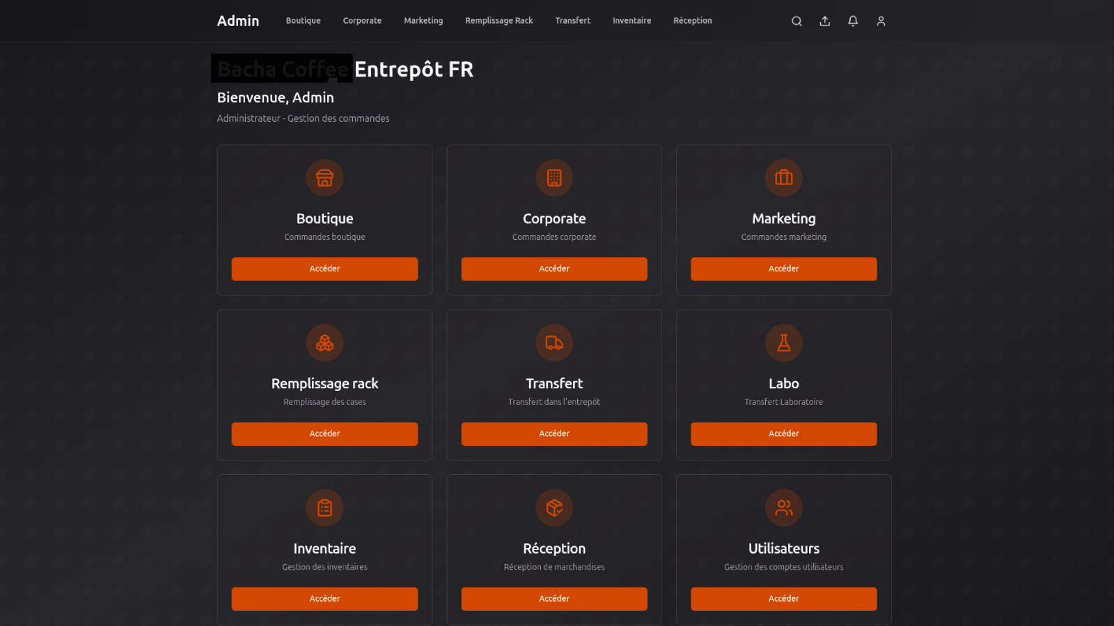 WMS — Entrepôt France